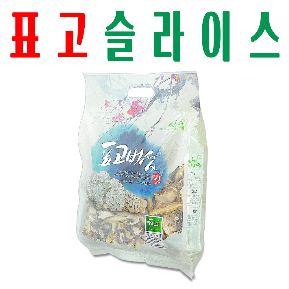 표고버섯 슬라이스/ 건표고/ 표고채 500g