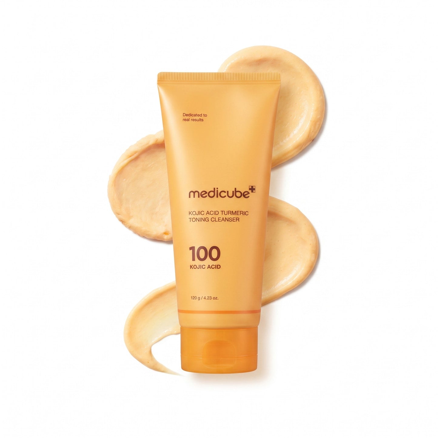 MEDICUBE Kojic Acid Turmeric Toning Cleanser 120g