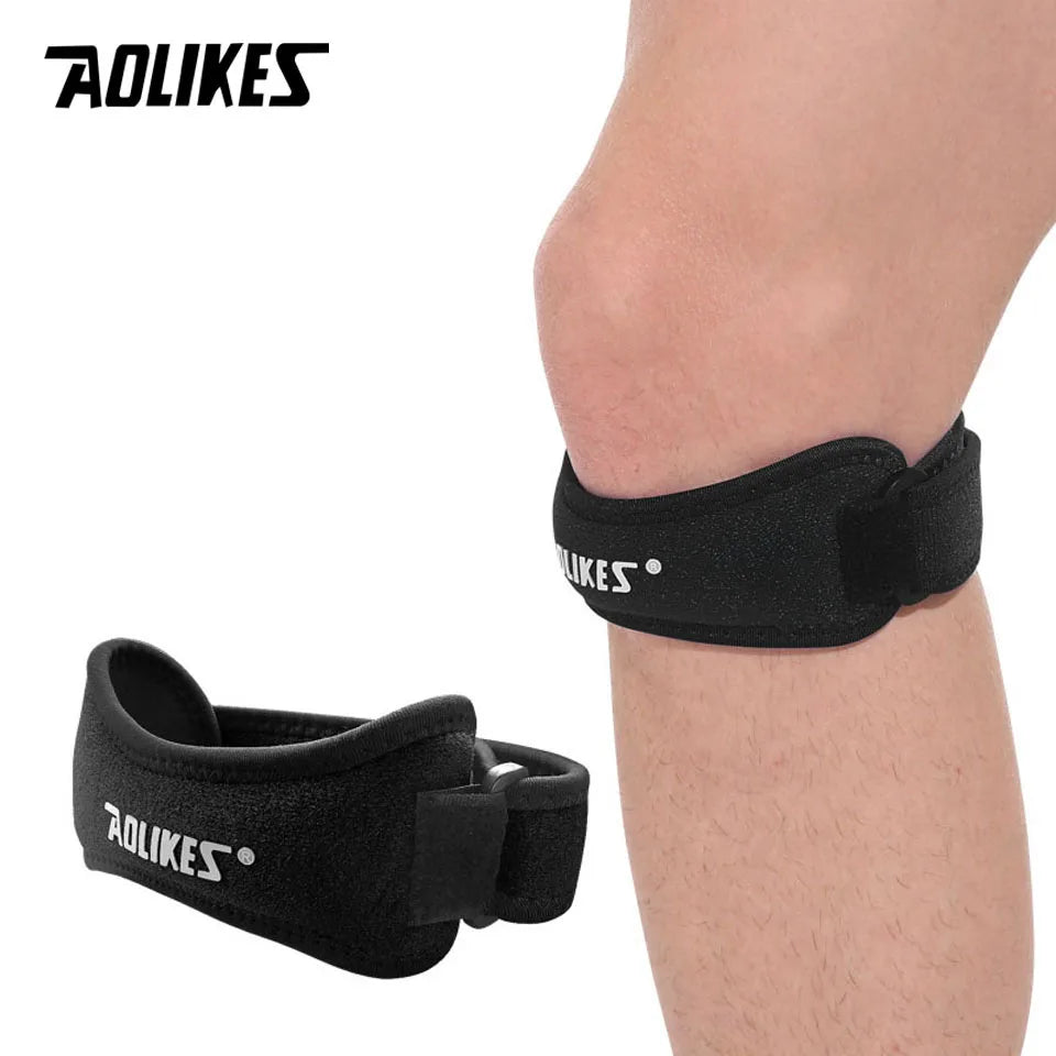 1Pcs, Patella Tendon Knee Straps, Knee Brace Knee Support Patellar Stabilizer for Running Hiking Tennis Jumping Arthritis, AOLIKES