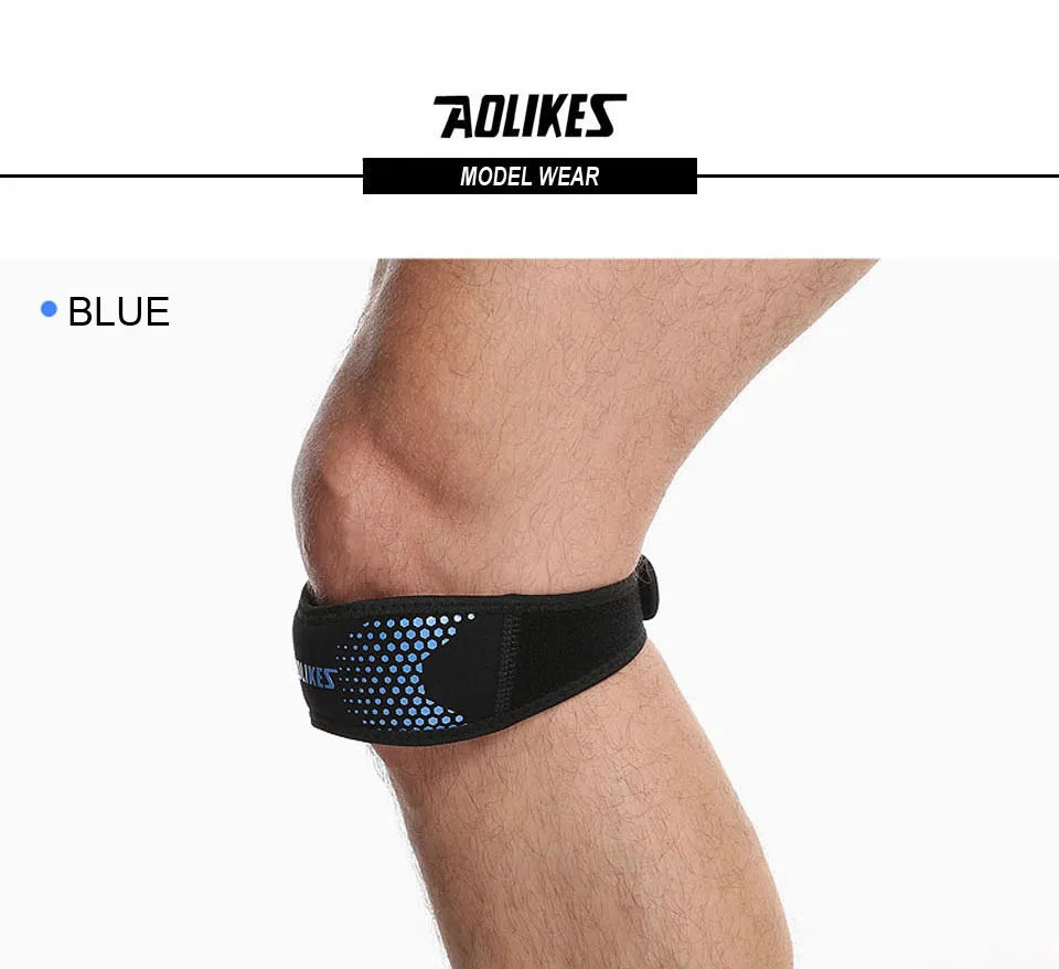 1Pcs, Patella Tendon Knee Straps, Knee Brace Knee Support Patellar Stabilizer for Running Hiking Tennis Jumping Arthritis, AOLIKES
