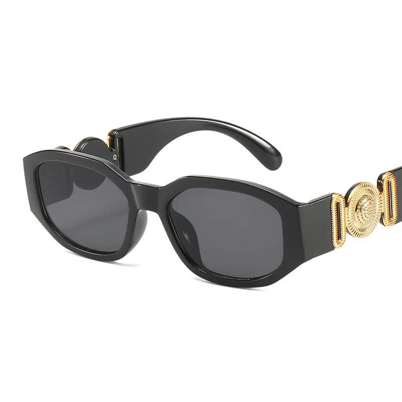 Vintage Polygon Sunglasses, Woman Fashion Brand, Small Frame Sun Glasses, Female Personality Candy Colors Retro Designer Shades