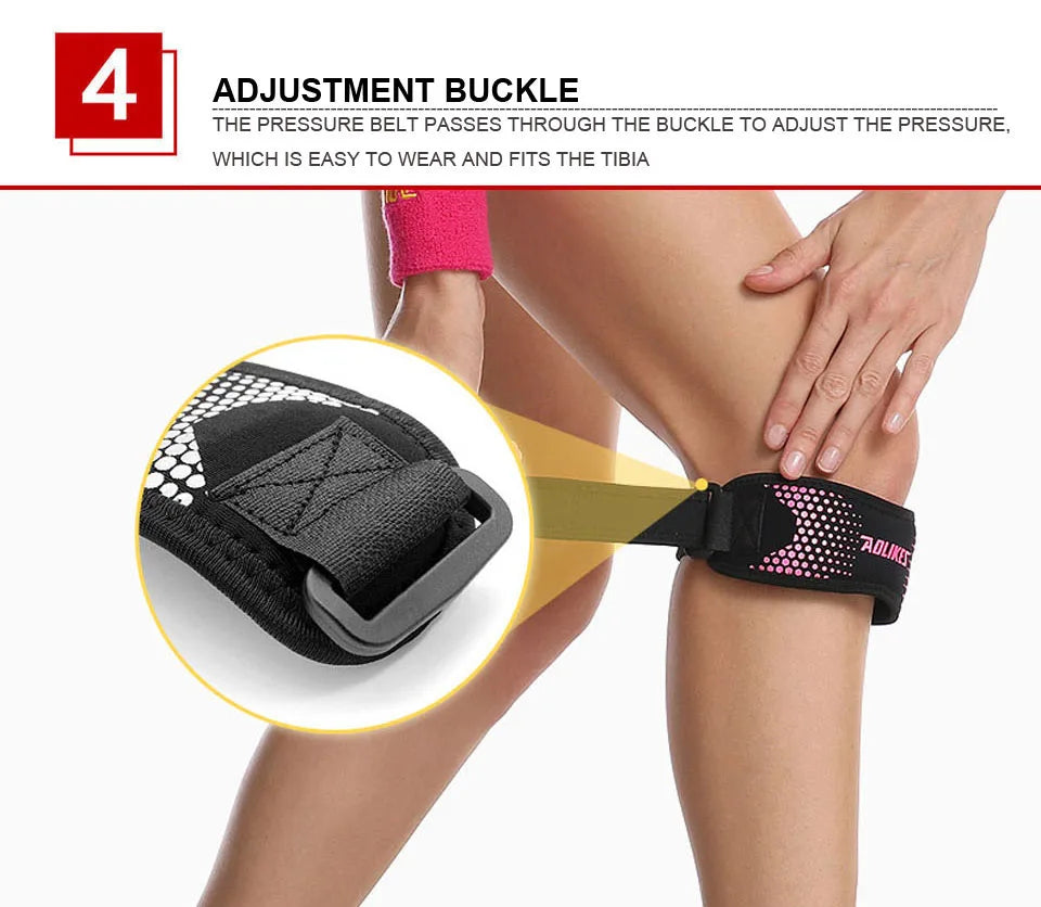 1Pcs, Patella Tendon Knee Straps, Knee Brace Knee Support Patellar Stabilizer for Running Hiking Tennis Jumping Arthritis, AOLIKES