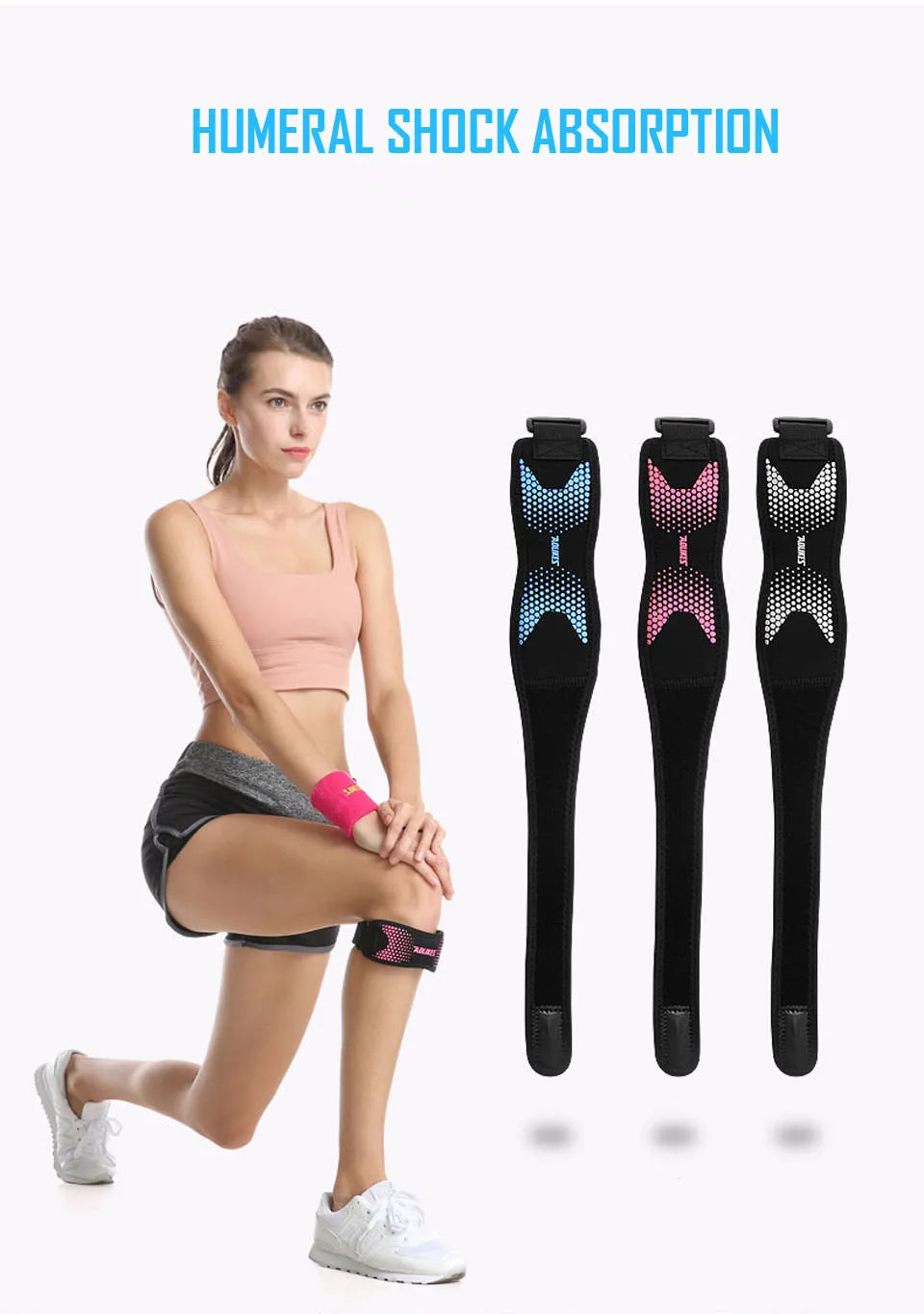 1Pcs, Patella Tendon Knee Straps, Knee Brace Knee Support Patellar Stabilizer for Running Hiking Tennis Jumping Arthritis, AOLIKES