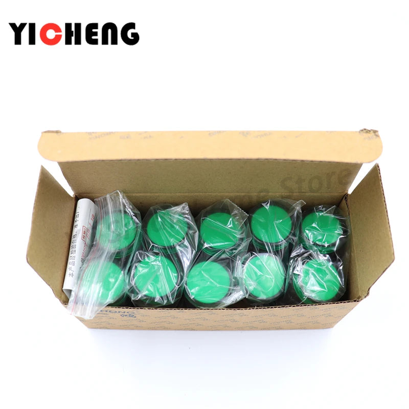 10pcs 22mm Panel Mount Signal Power Indicator Light Pilot Lamp AC DC 110V 220V AD16 beacon light led