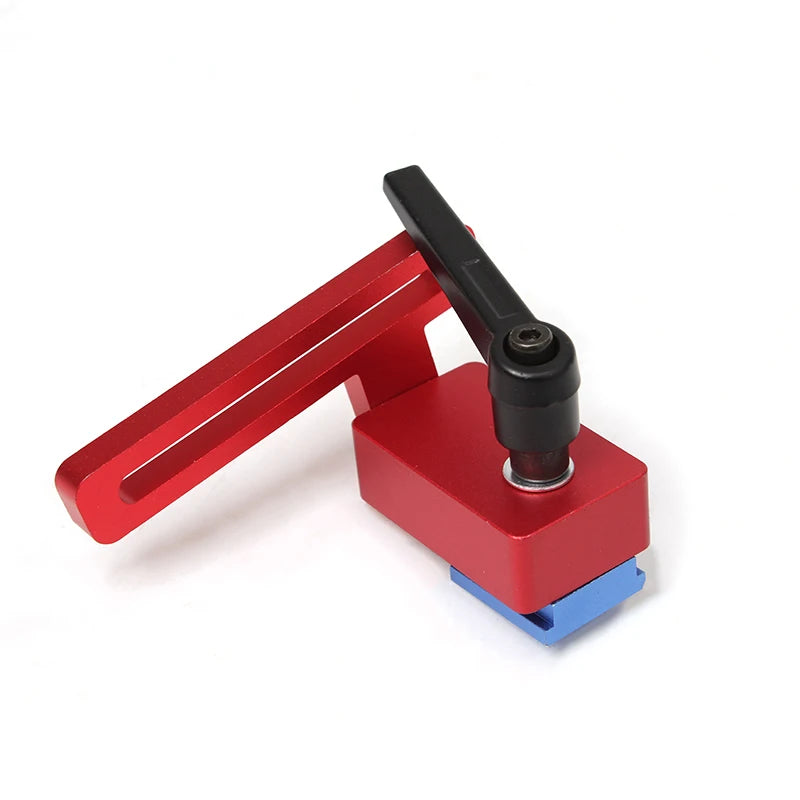 Woodworking T-track Stop T-Slot Limiter Aluminum Miter Track Fence Flip Stop Chute Locator Carpenter DIY Workbench Tools