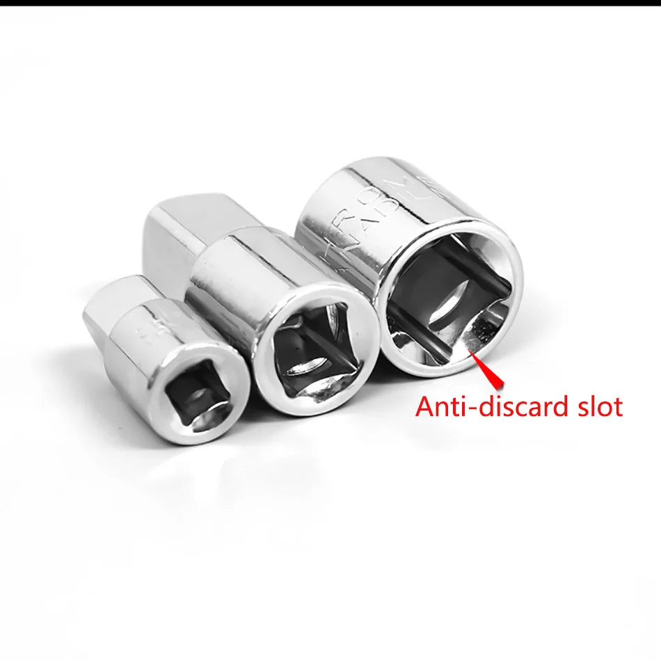 Ratchet Wrench Socket Converter Head Sleeve Adapter, 1/2" Big Fly To 3/8" 1/4" Hand Tools