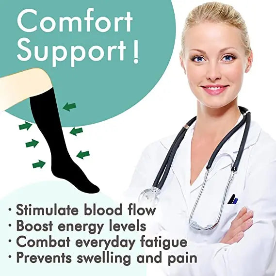 1Pair, Compression Socks, Sport Socks, Medical Nursing Stockings, Prevent Varicose Veins Socks, Pregnancy Nursing Athletic Soccer SOX
