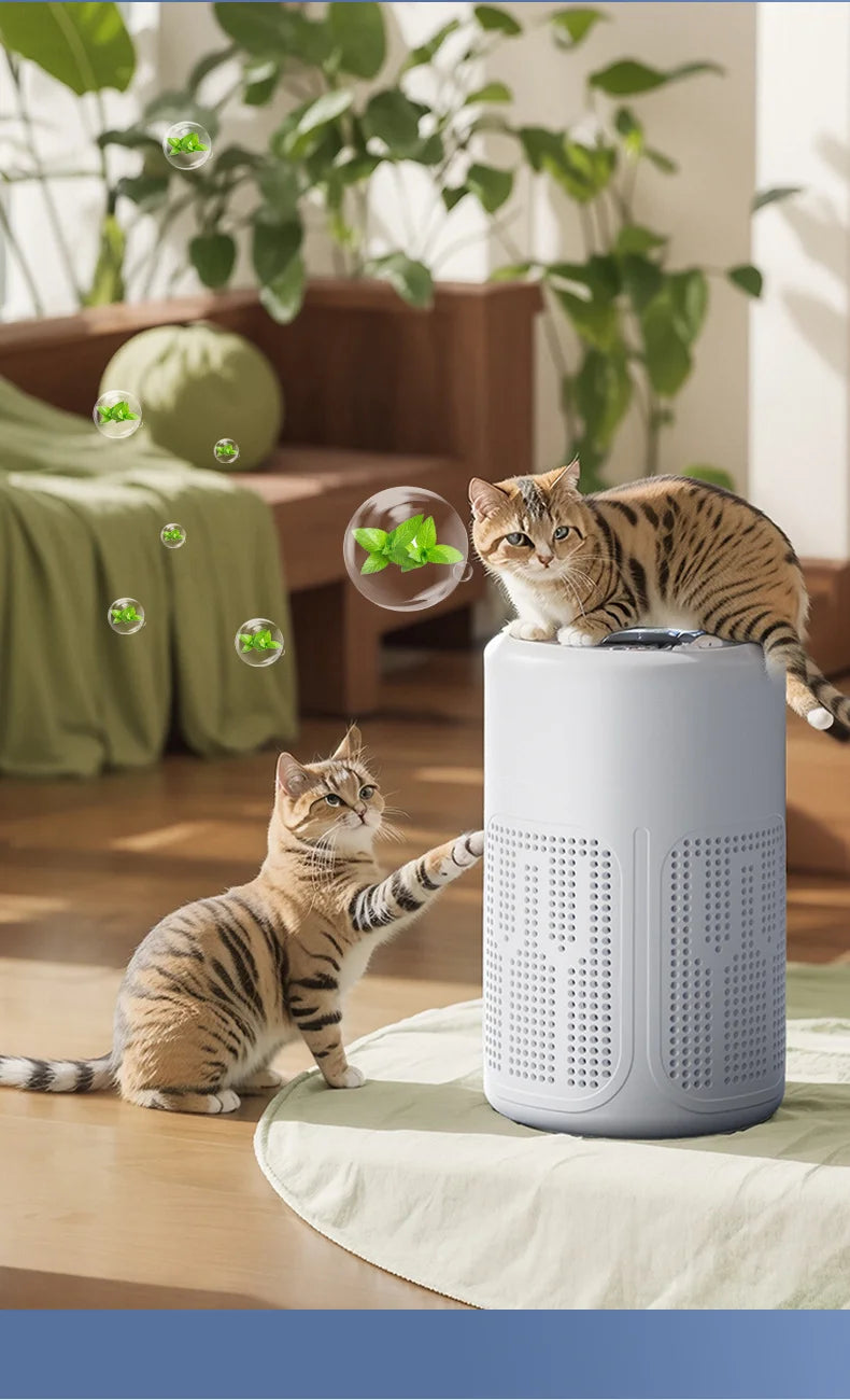 Mini Desktop Air Purifier, HEPA Filter With Negative Ion Technology Eliminates Formaldehyde Odors Smoke And Dust Particles, Xiaomi