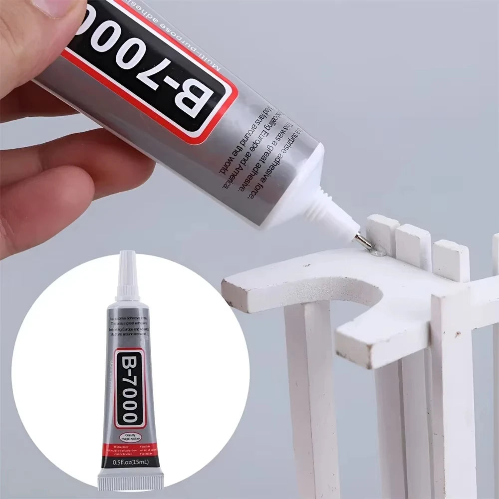 15/50/110ml B-7000 Glue Safety Materials, Epoxy Resin Repair, Cell Phone Touch Screen Jewelry Craft Liquid Adhesive, T-7000