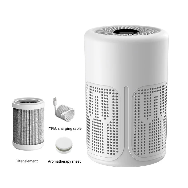 Mini Desktop Air Purifier, HEPA Filter With Negative Ion Technology Eliminates Formaldehyde Odors Smoke And Dust Particles, Xiaomi