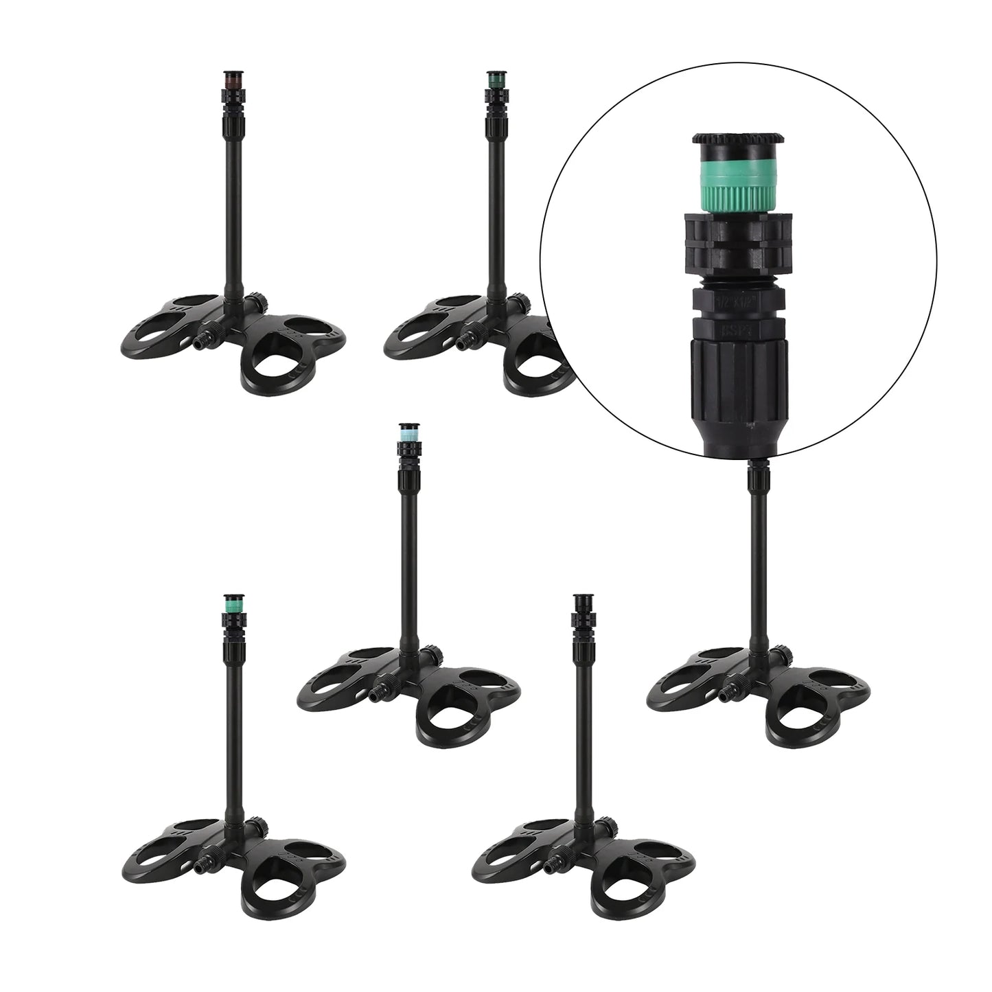 1Pc, Pop-up Sprinklers Replacement, Scattering Nozzles, 0~360 Degree Adjustable Garden Park Or Farm Grass Lawn Or Crops Irrigation Tool