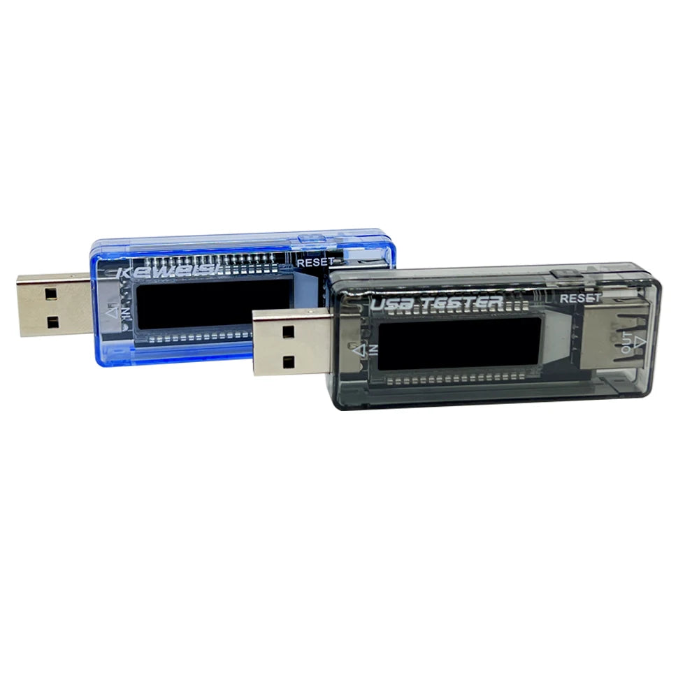 USB Tester, Current Voltage Charger Capacity Tester, Volt Current Voltage Meter, Time Display, Mobile Power Detector, Battery Test