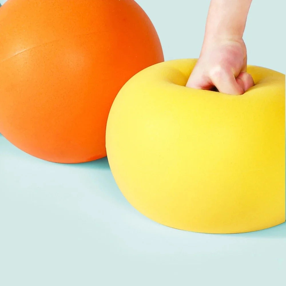 Foam Basketball, Kids Silent Basketball, Bouncing Mute Silent Ball, Bounce Squeezable Mute Bouncing Basketball