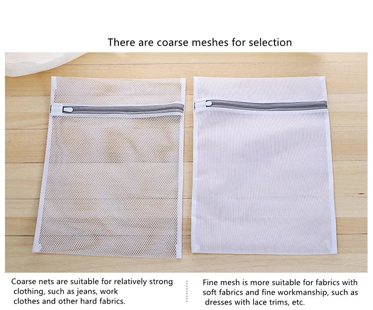 Fine Net Laundry Bag, Clothing Care Washing Machines Dirty Laundry Basket, Travel Shoes Mesh Bags, Woman Bra Clothes Organizer