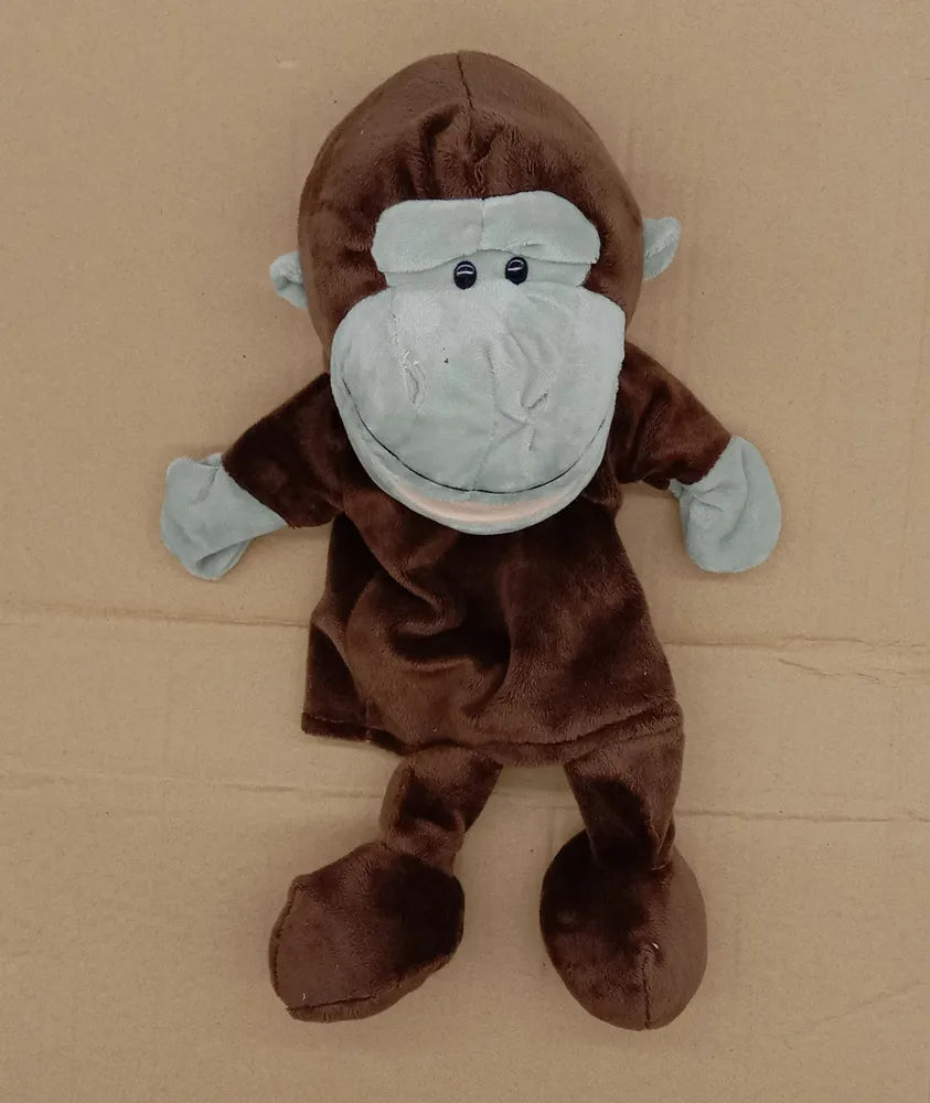 Cartoon Animal Hand Puppet Parent-child Game Doll, 35cm, Stuffed Gaming Doll, Lion Elephant Pig Appease Toys, Birthday Gifts For Children