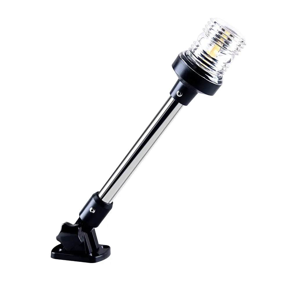 NEW Fold Down 360 Degree LED Boat Navigation Light for Yacht Marine Anchor Light, 12~24 V Sailing Signal Light  Boat Accessories