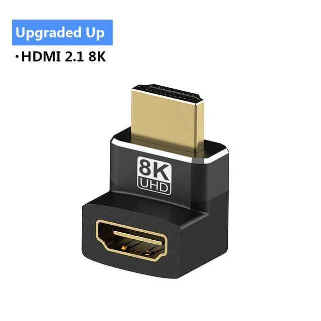 HDMI-Compatible Adapter, Mini/Micro HDMI To HDMI Adapter, 8K 60Hz 4K 120Hz/144Hz Male To Female Converter For HDTV Laptop PS5