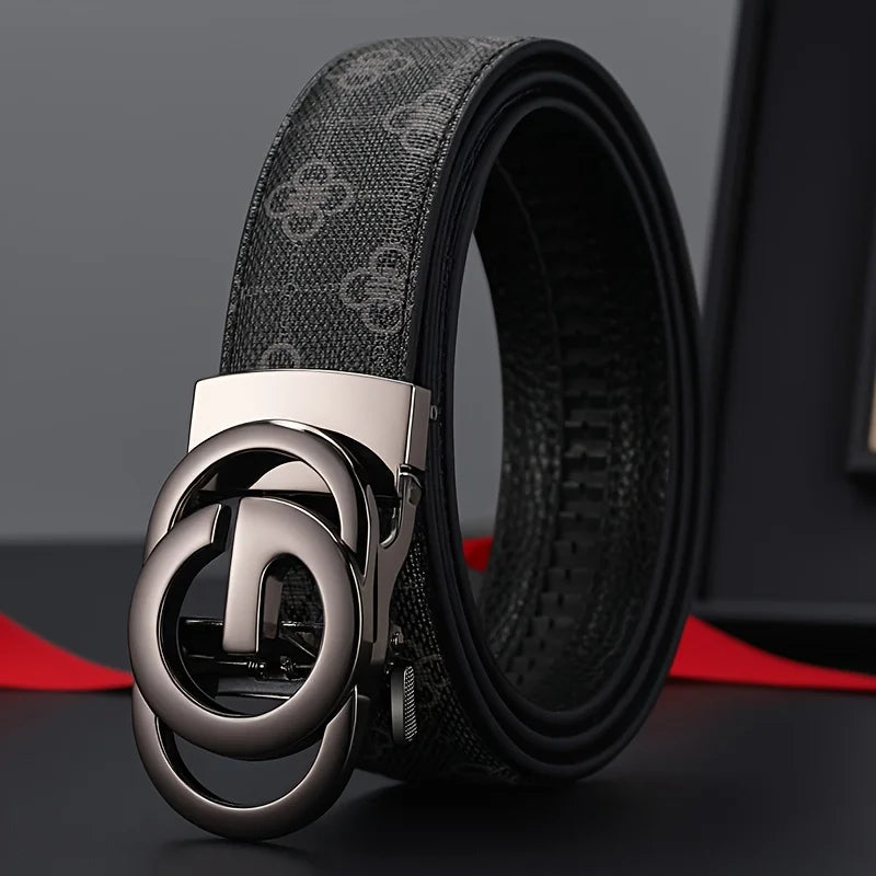 Youth Belt, Brand Belt, Men's Belt, High Quality Men's Luxury Belt, Male Buckle, Metal Automatic Buckle