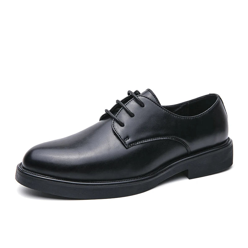 Spring Autumn Soft Sole Comfortable Casual Shoes, Men's Outdoor Hiking Travel Shoes, High End High Quality Men's Suit Dress Shoes