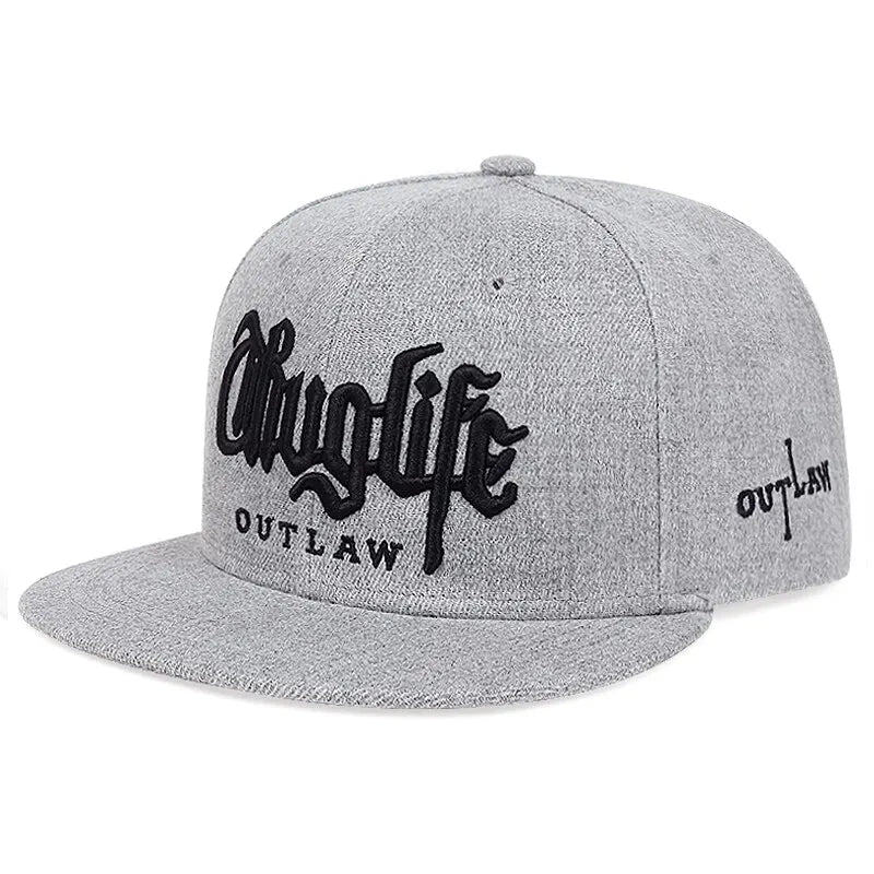1 Pcs, Fashion Fastball CAP, Thuglife Embroidery Hiphop Baseball Cap, Snapback Hat, Adult Outdoor Casual Sun, Casual Bone Adjustable