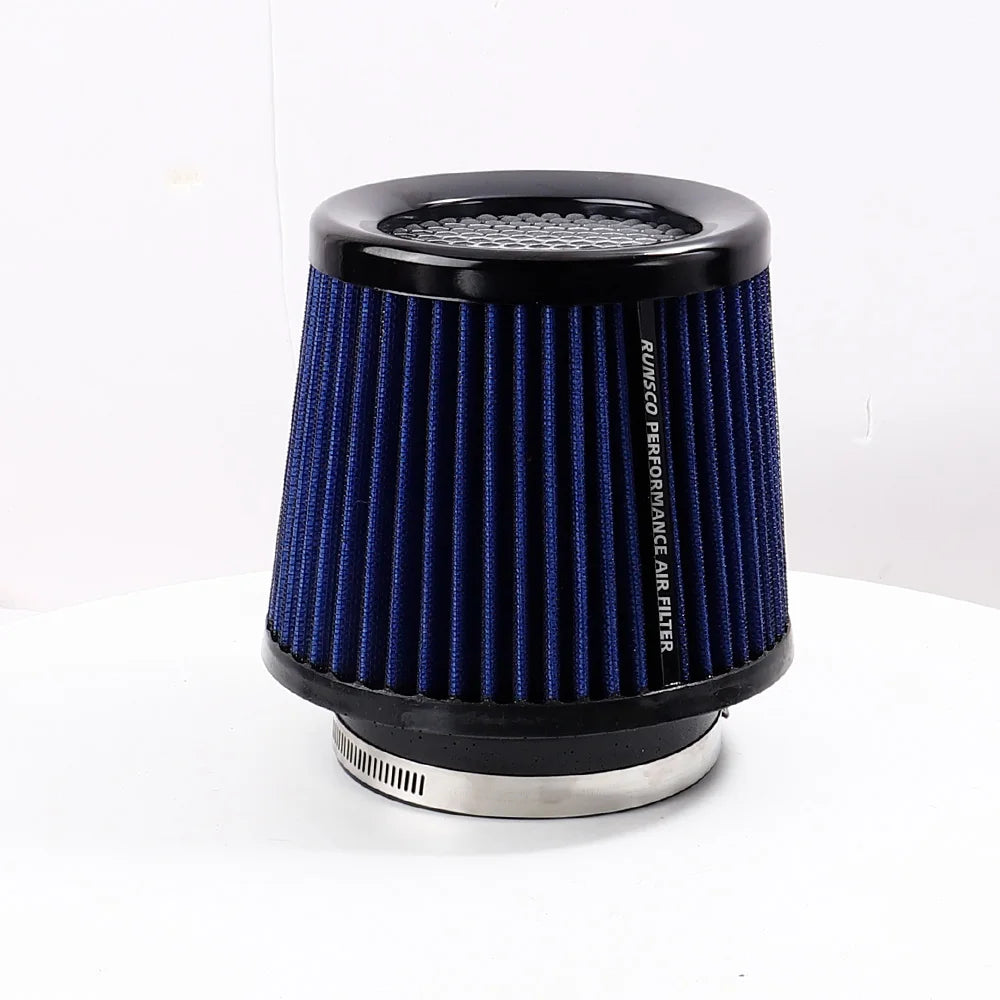 76MM 89MM 101MM High Flow Cold Cone Air Intake Filter 2.5inch 3inch 3.5inch Universal Car Air Filter Modification for Race Car
