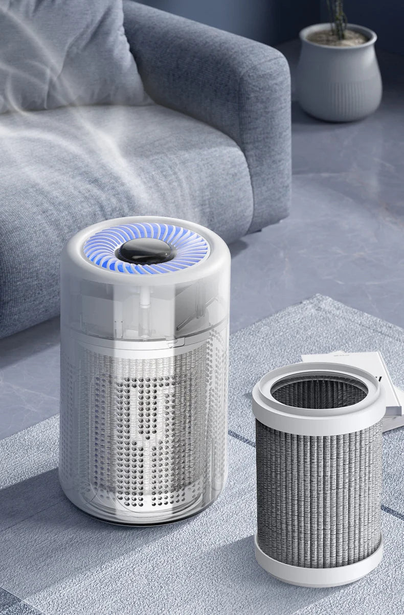 Mini Desktop Air Purifier, HEPA Filter With Negative Ion Technology Eliminates Formaldehyde Odors Smoke And Dust Particles, Xiaomi