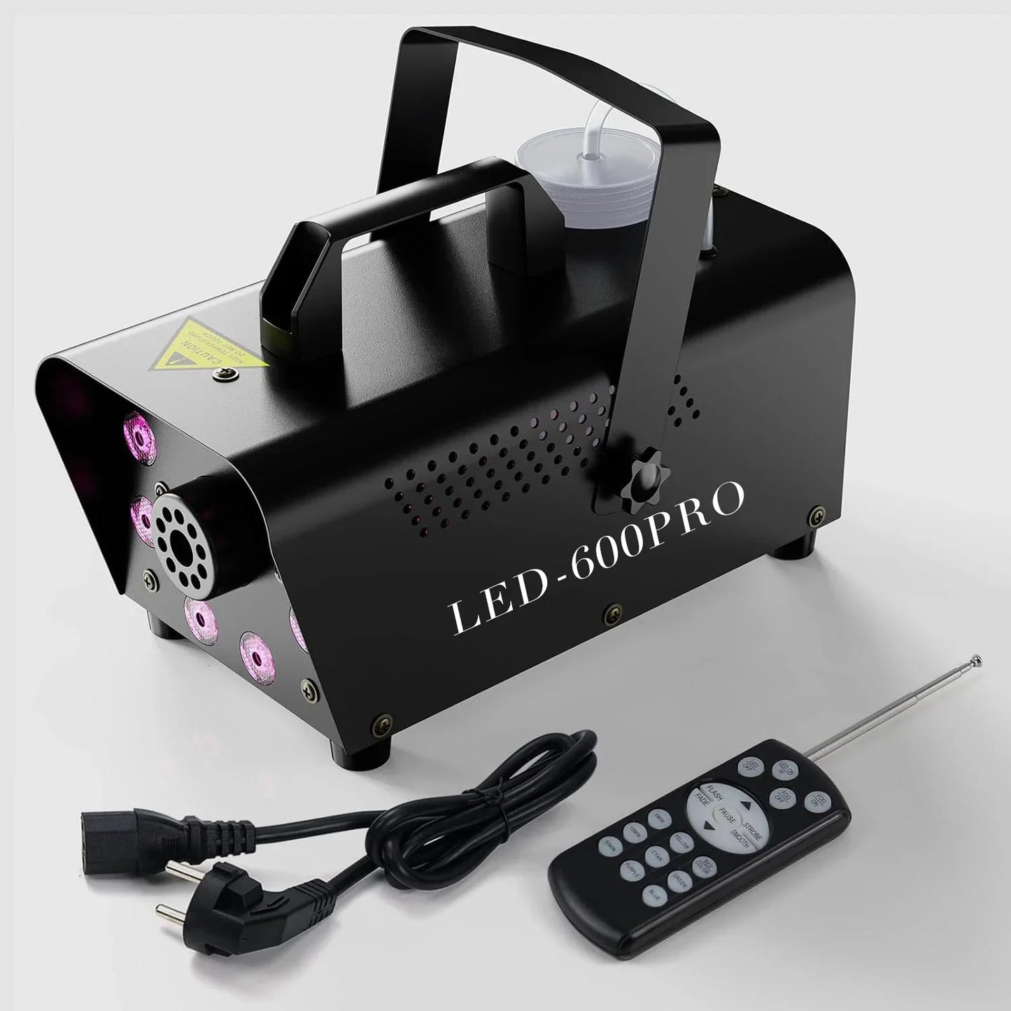 New LED Timer Disco Smoke Machine 500W Remote DJ Halloween Smoke Spraying Equipment Christmas Wedding Party Stage Fog Machine