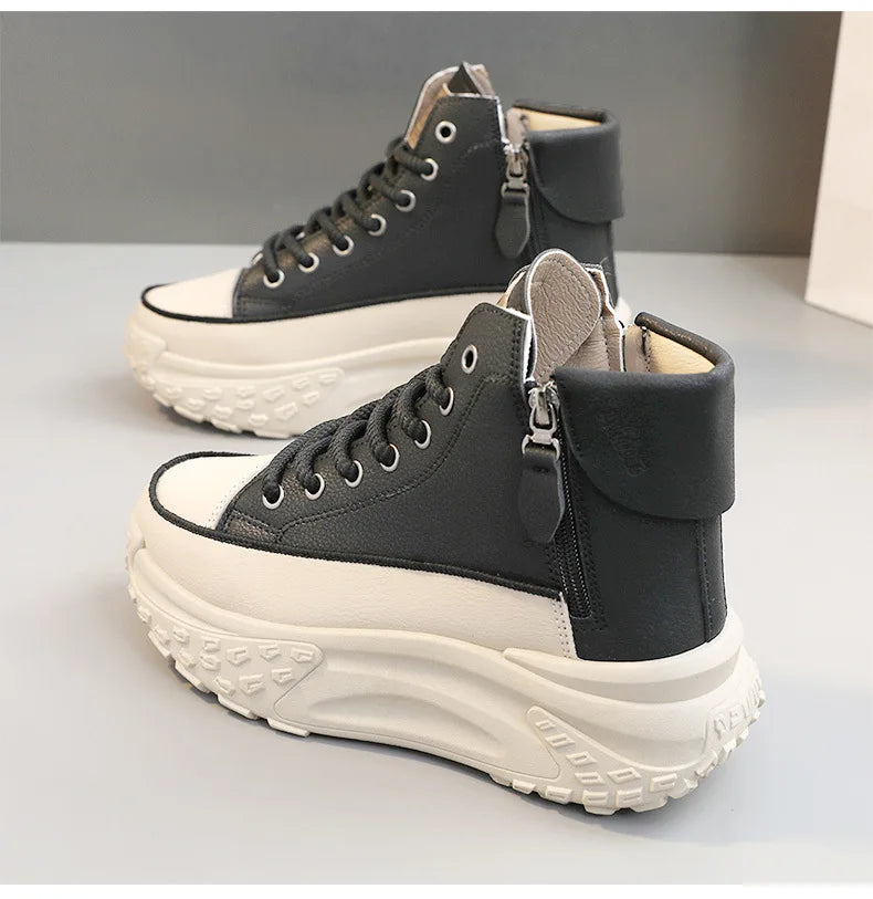 Women's Sneakers, Luxury Fashion Womens Boots, High-top Platform Casual Shoes, New Female Outdoor Running Shoes, Winter Women Shoes