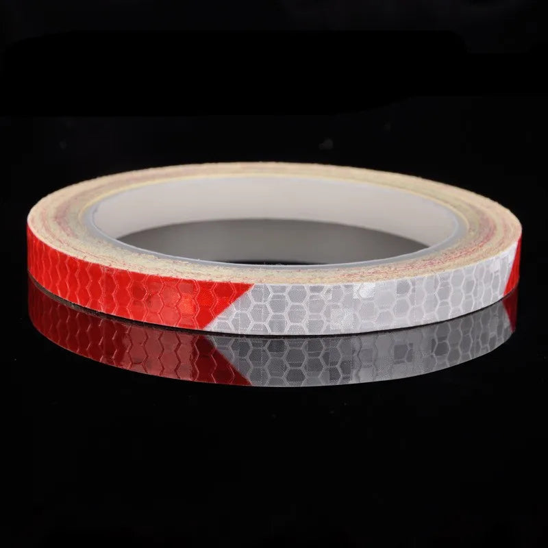 Safety Warning Stickers for Night Riding-Walking-Car-Helmet, Waterproof High Visibility Reflector Tape, Reflective Stickers, 1cmx8m