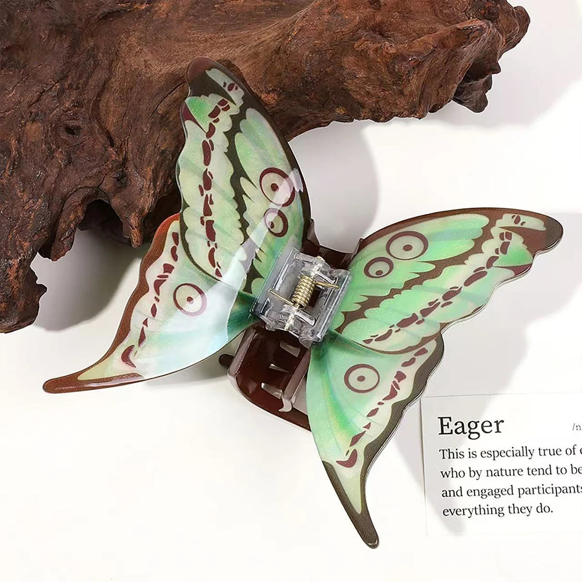 1Pc Big and Elegant Butterfly Hair Claw Clips, Colorful Claw Clips Accessories for Women with Thin and Medium Hair, Styling Accessories