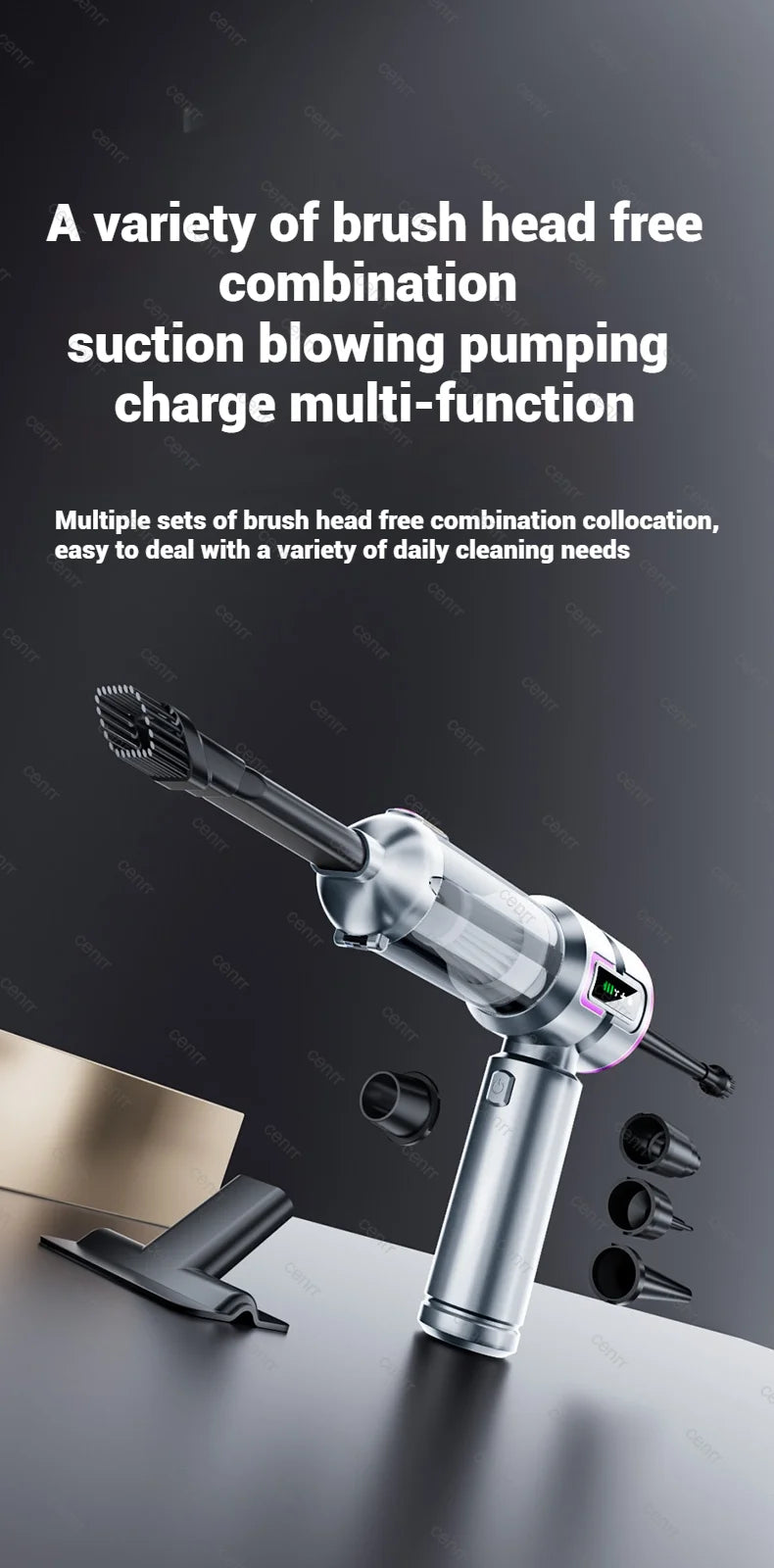 NEW Car Vacuum Cleaner, 998000PA Mini Cordless Powerful Portable Car Vacuum Cleaner for Home, Handheld Blower Car Cleaner