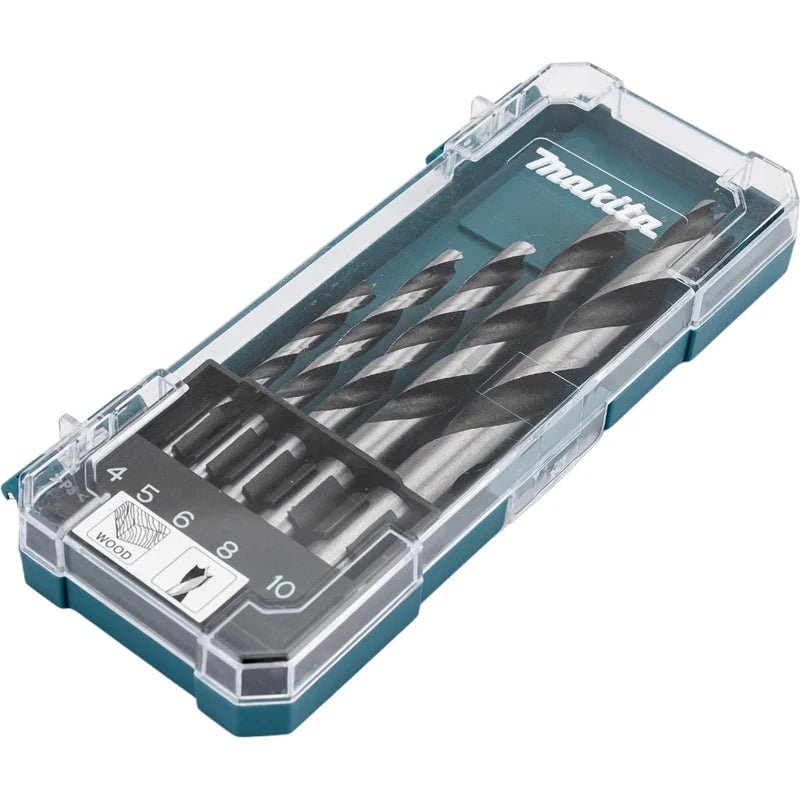 Makita D-72833 D-72861 Metal/Wood Drill Bit Set, HSS-Tin Twist Drill Various Size Multifunctional Tool Accessories