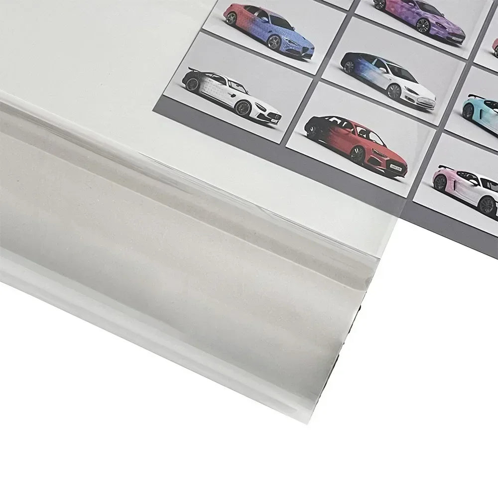 Gloss Transparent Light Black Smoke PVC Film Tint, 30 X60cm, Headlight Taillight Wrap Cover Film, Foil Sticker Cover, Car Styling