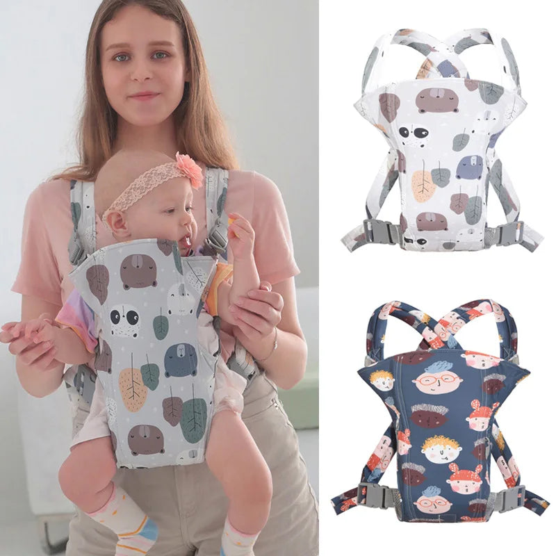 Baby Carrier, Front Carry, Horizontal Waist Stool, Adjustable Ergonomic Newborn Carriers, Multi-Functional Breathable Babies Items