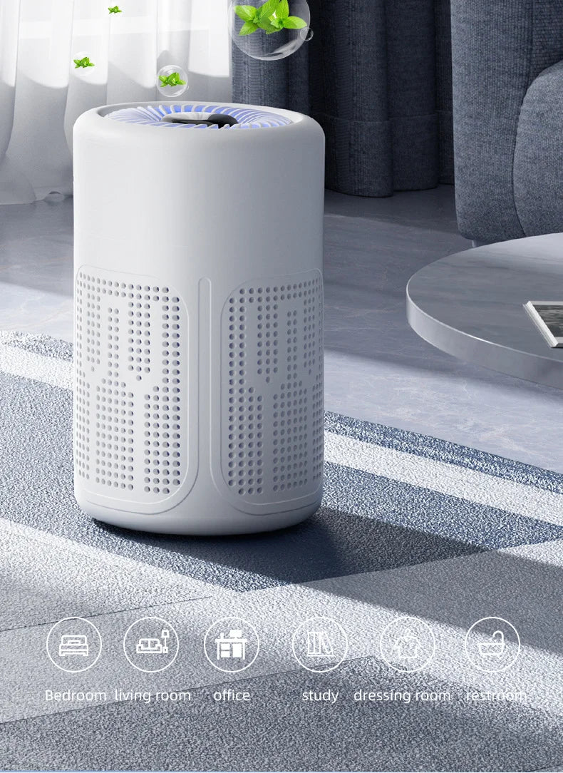 Mini Desktop Air Purifier, HEPA Filter With Negative Ion Technology Eliminates Formaldehyde Odors Smoke And Dust Particles, Xiaomi