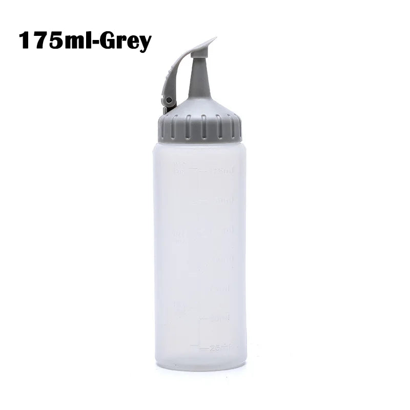 175ML/350ML Large Squeeze Bottle Condiment Bottles with Nozzles Ketchup BBQ Sauces Oil Bottle Dispenser Squeeze Sauce Bottles