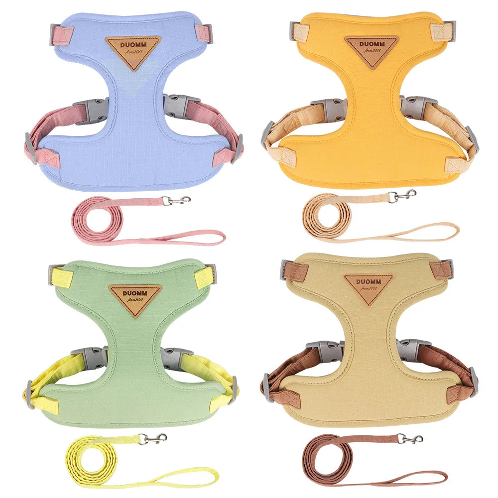 Escape Proof Cat Harness with Leash, Adjustable Soft Vest, Pet Walking Set for Outdoor, Kitty Safety No Pull Comfort Design