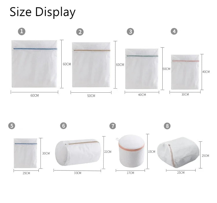Fine Net Laundry Bag, Clothing Care Washing Machines Dirty Laundry Basket, Travel Shoes Mesh Bags, Woman Bra Clothes Organizer