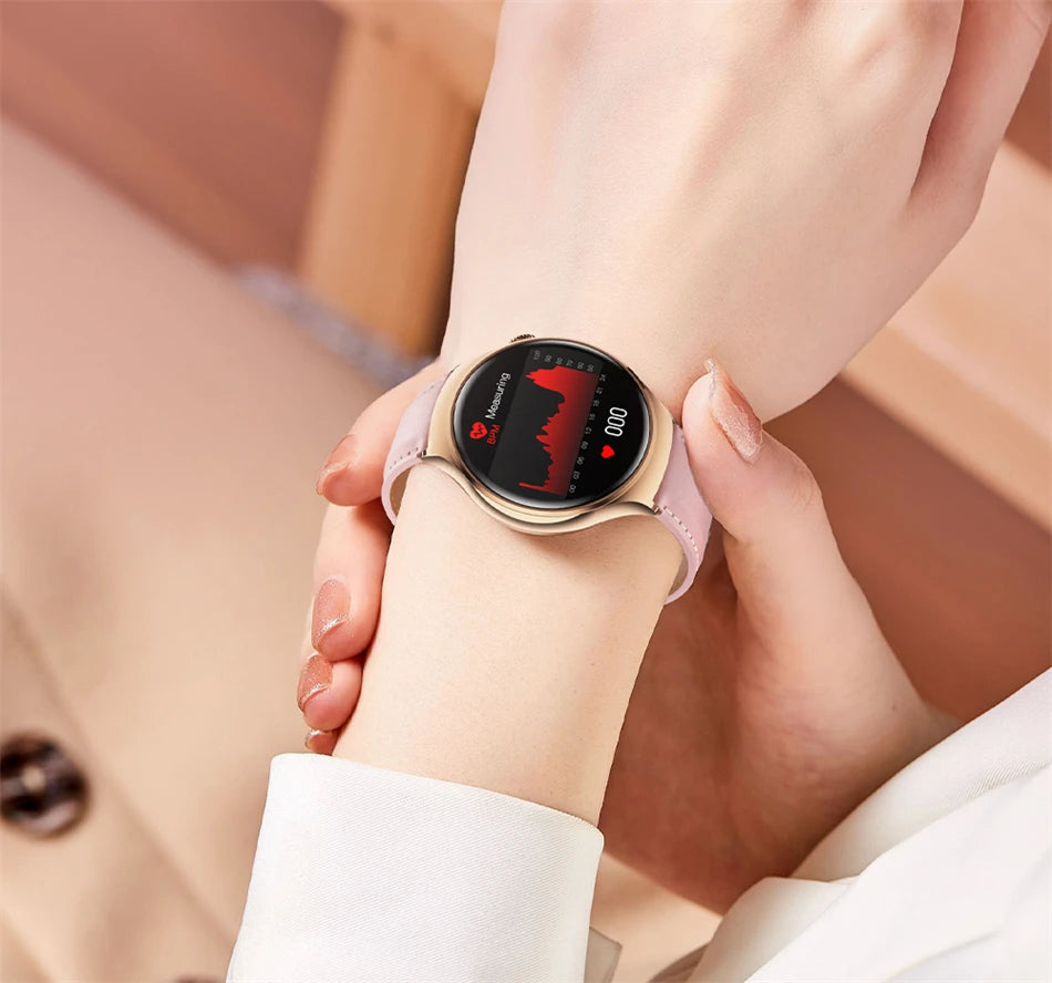 New GPS NFC Bluetooth Call Smartwatch, Women Watch, 4 mini Sports Track, Heart Rate Oximetry Monitoring Health Smartwatch For Woman