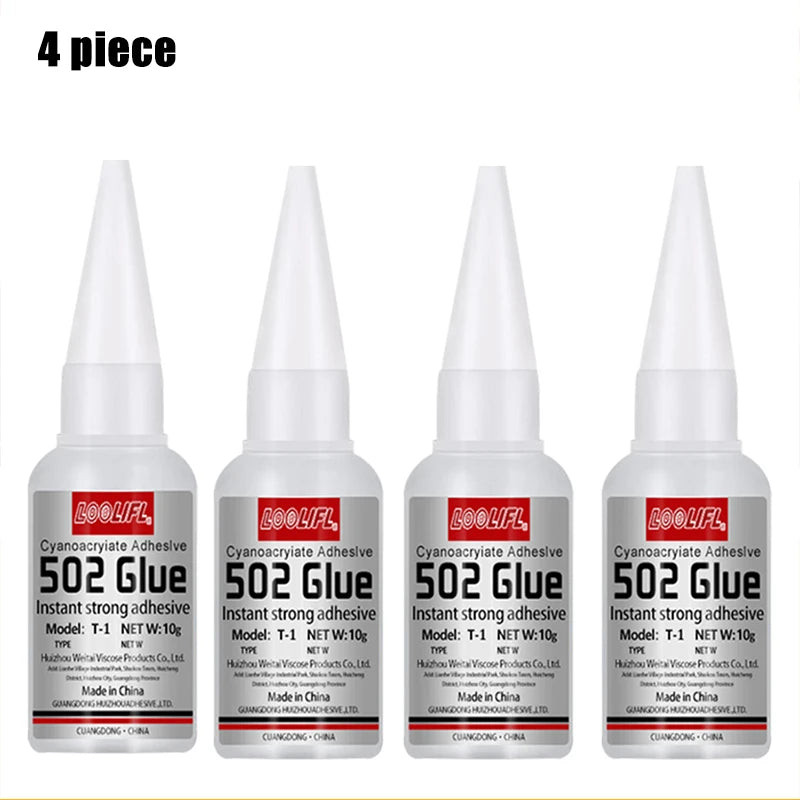 High Quality 502 Super Glue Bond, Fast Universal Glue For Toys Crafts Shoes Paper Wood Plastic, Fast Repairing, factory direct sale