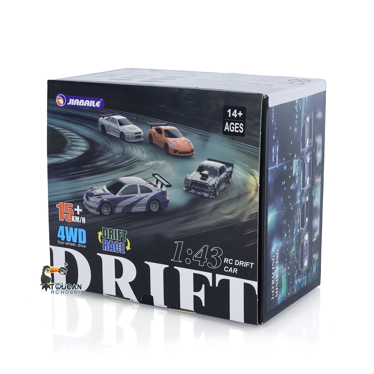 New RC Drift Car, Upgraded Gyro 1/43 Racing RTR 4WD Four-wheel Drive High Speed Radio Control Model 2.4g, Drift Race Car Mini Gift