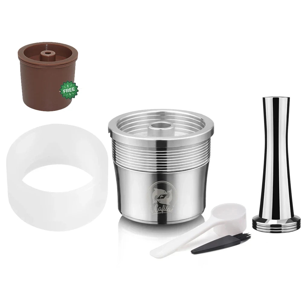 ICafilas Reusable Coffee Capsule Pod For illy X7.1 illy Y5 Machine Stainless Steel Refillable Coffee Maker Filter