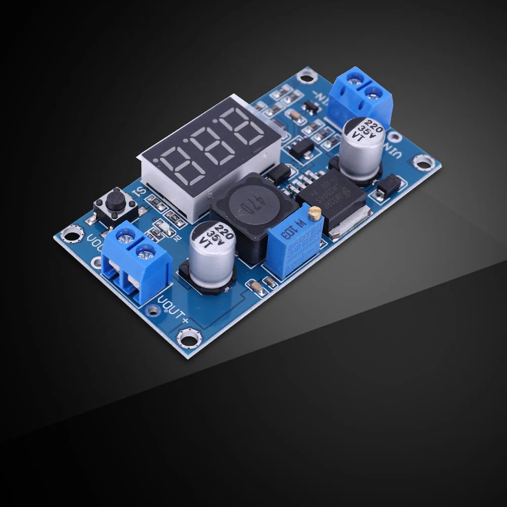 1-15 Pack, LM2596 DC-DC Adjustable Buck Converter Module, 4.75-40V to 1.25-37V Power Supply Step Down Voltage Regulator Module