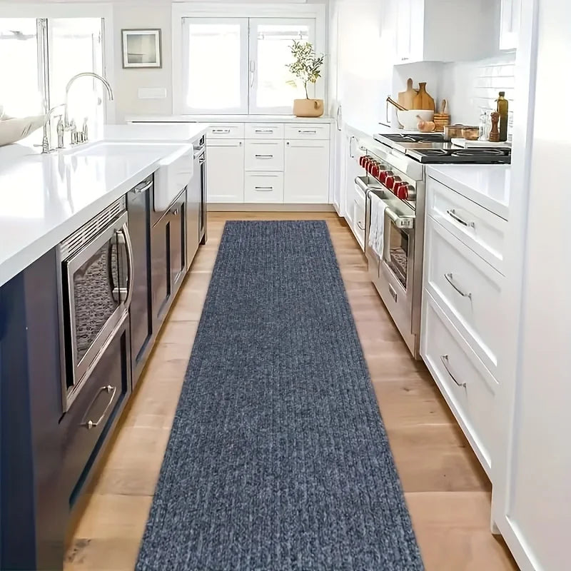 40cmX3m Kitchens Bedroom Rug, Water Uptake Home Decor Self-adhesive Room Decoration Bathroom Rugs, Solid Color Carpet For Living Room
