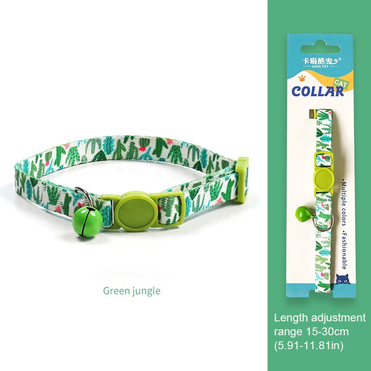 Cute Cat Weaving Necklace with Small Bell Design, Anti-Suffocation Cat Collar Adjustable 15-30cm Comfortable Soft nylon material