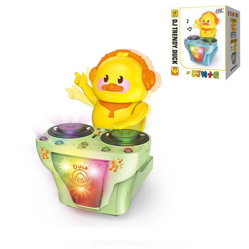 Electronic DJ Light Music Dancing Pig Toy, Musical Toys, Cute Swing Dancing Piggy Toy with Music LED Lights, Musical Toy for Kids