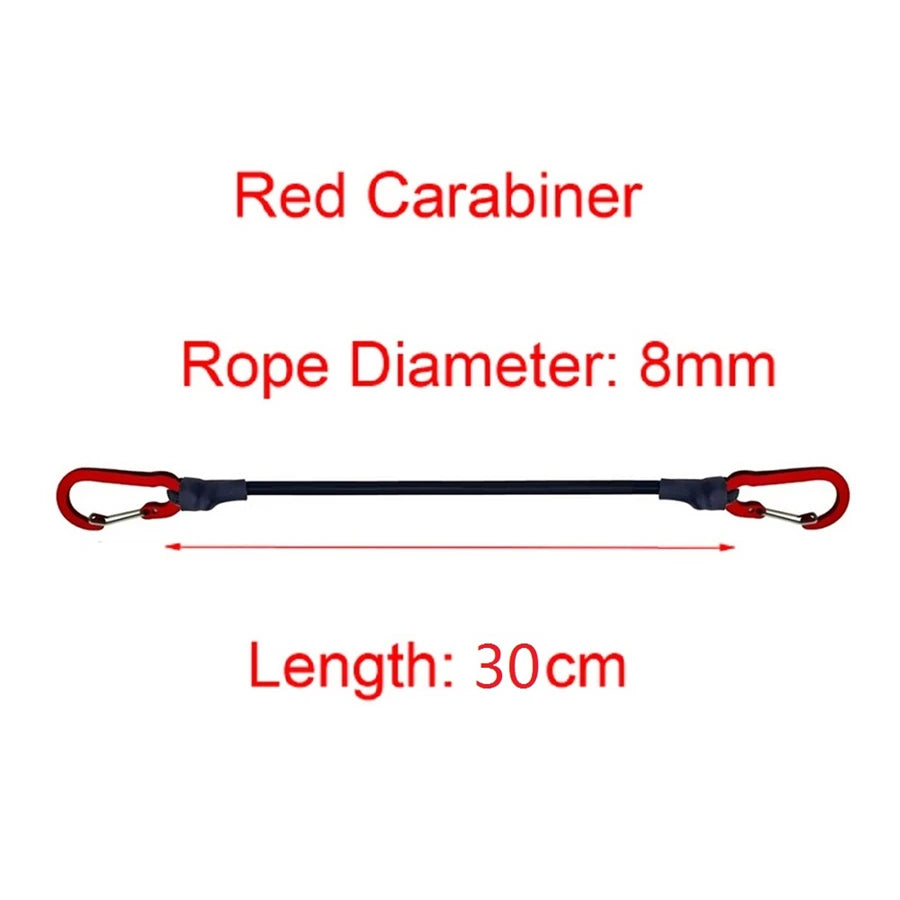 5Types, Stretch Elastic Ropes, 8MM Bungee Cords With Hooks, Lightweight Bikes Tie, Car Luggage Packing Roof Rack Strap