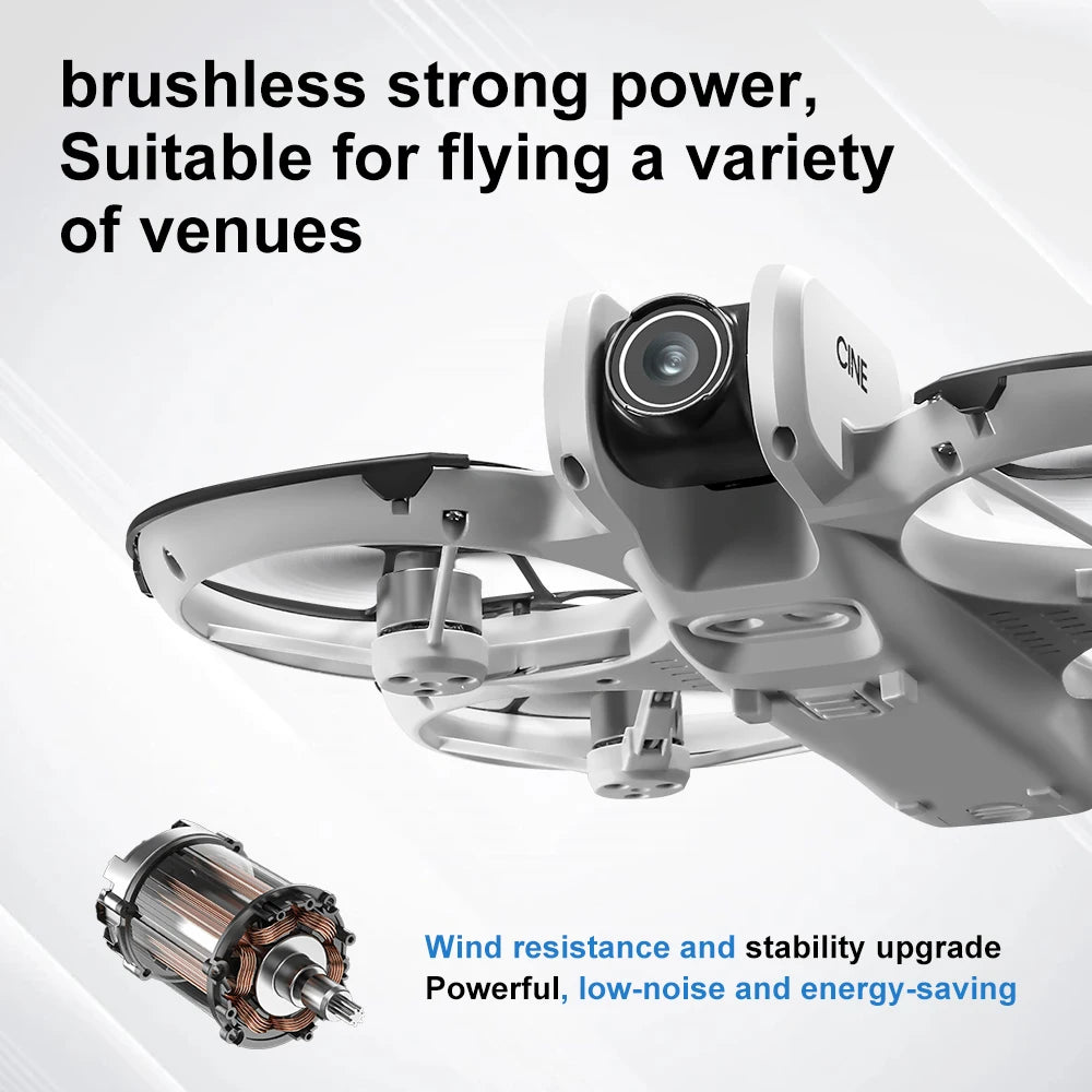 Mini Drone, Camera Drone 4K Professional Aerial 8k Dual Camera Intelligent obstacle avoidance  Brushless Quadcopter, Kid RC Toy
