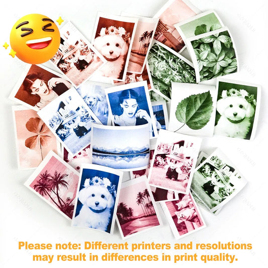 Papel térmico para impresora, 57 mm, de colores, para cámara de impresión instantánea, cámara para niños, impresora de fotos mini portátil sin tinta