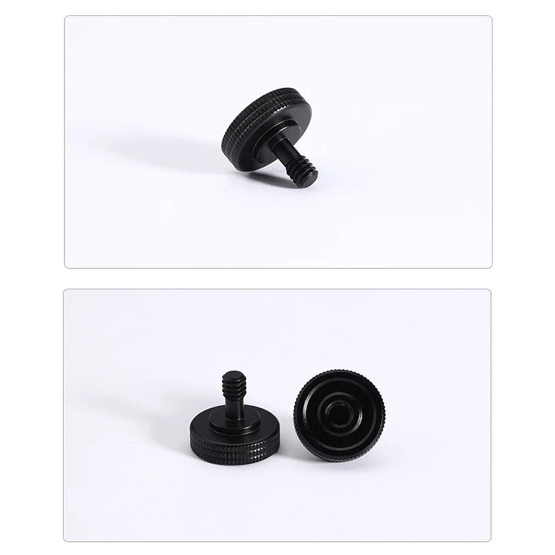 1/4" 3/8" Male Female Thread Screw, Tripod Plate Screw Mount For Camera Flash Tripod Mic, Metal Camera Accessories Mount Adapter